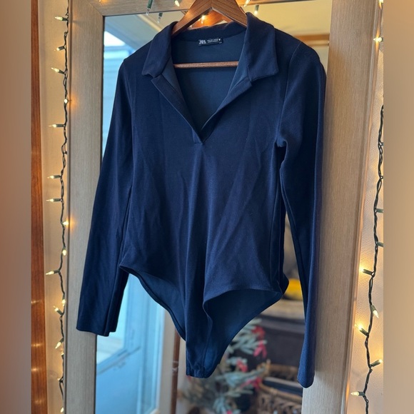 Zara Polo ribbed bodysuit (2) - Picture 4 of 8